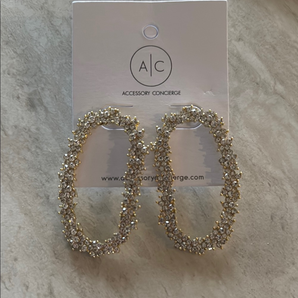 Nib Accessory Concierge Gold Oval Earrings